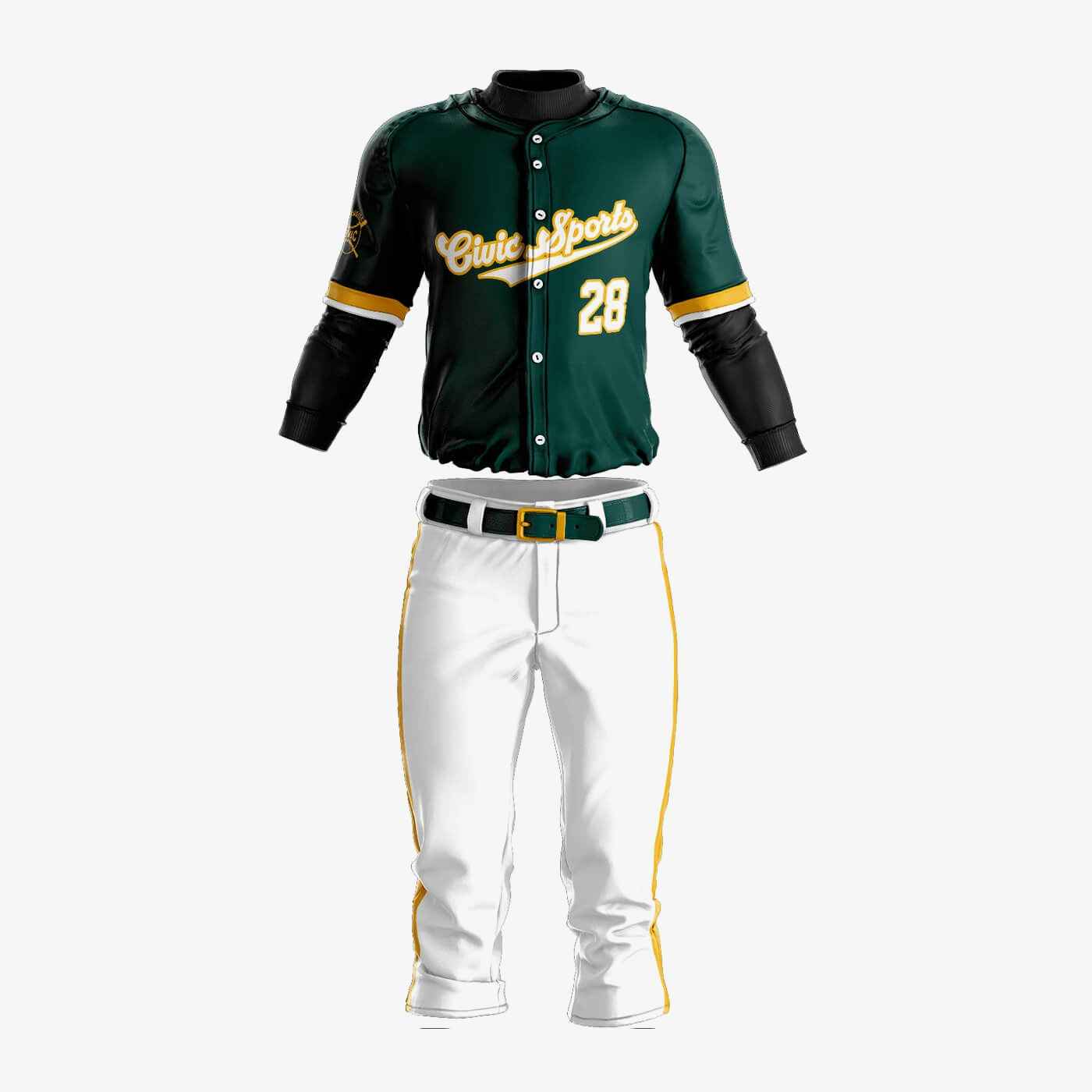 02_6_11zon Sublimated Baseball Uniform - Image 1